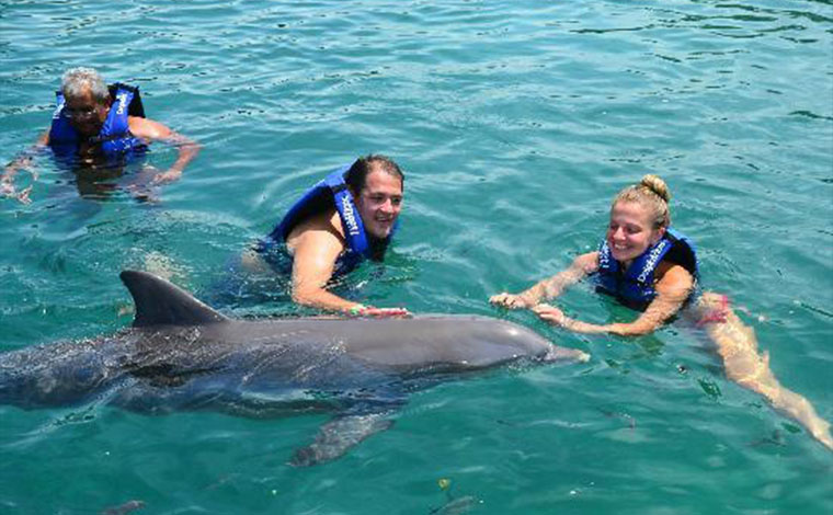 Couples Dreams - Dolphin Swim Cancun Aquarium 