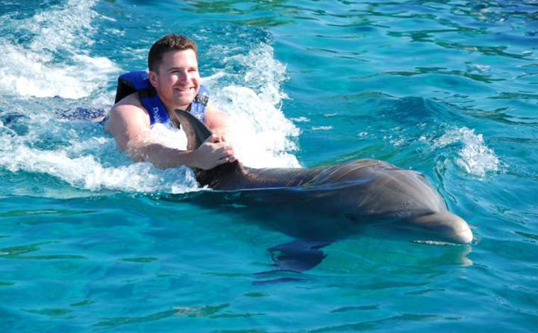 Delphinus Ride - Dolphin Swim at Xcaret 